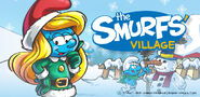 Christmas Smurfette Banner 2019 SV