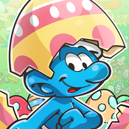 Easter Smurf Icon SV