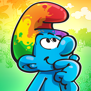 Rainbow Smurf Icon SV 2018