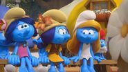 Smurfblossom, Smurflily and Smurfette in The Makeover