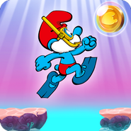 Scuba Papa Smurf Icon SER