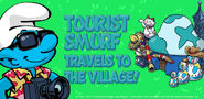 Tourist Smurf travels to the Village!