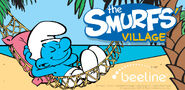 Smurf Sleeping Banner SV