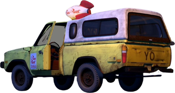 Pixar toyota truck top