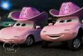 Wrestling Fans Mia and Tia From Monster Truck Mater