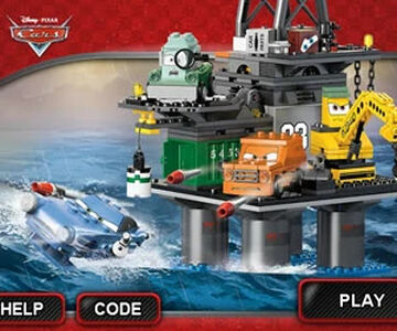 Lego cars 2 oil rig escape sale