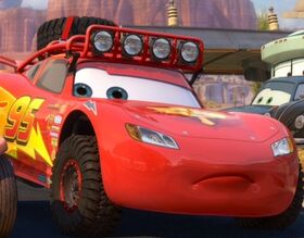 Off-road Lightning McQueen From The Radiator Springs 500½