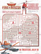 Planes-Fire-and-Rescue-Maze-of-Courage Samoloty 2 plakat