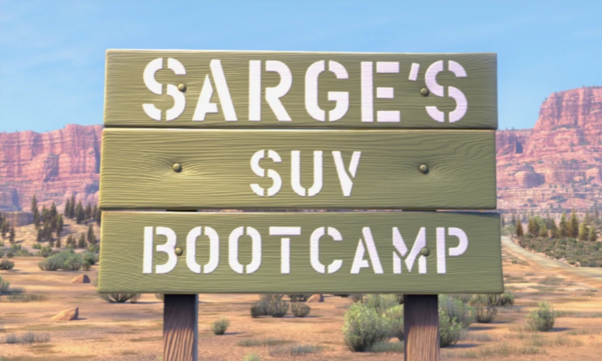 Sarge's SUV Boot Camp Pixar Wiki Fandom