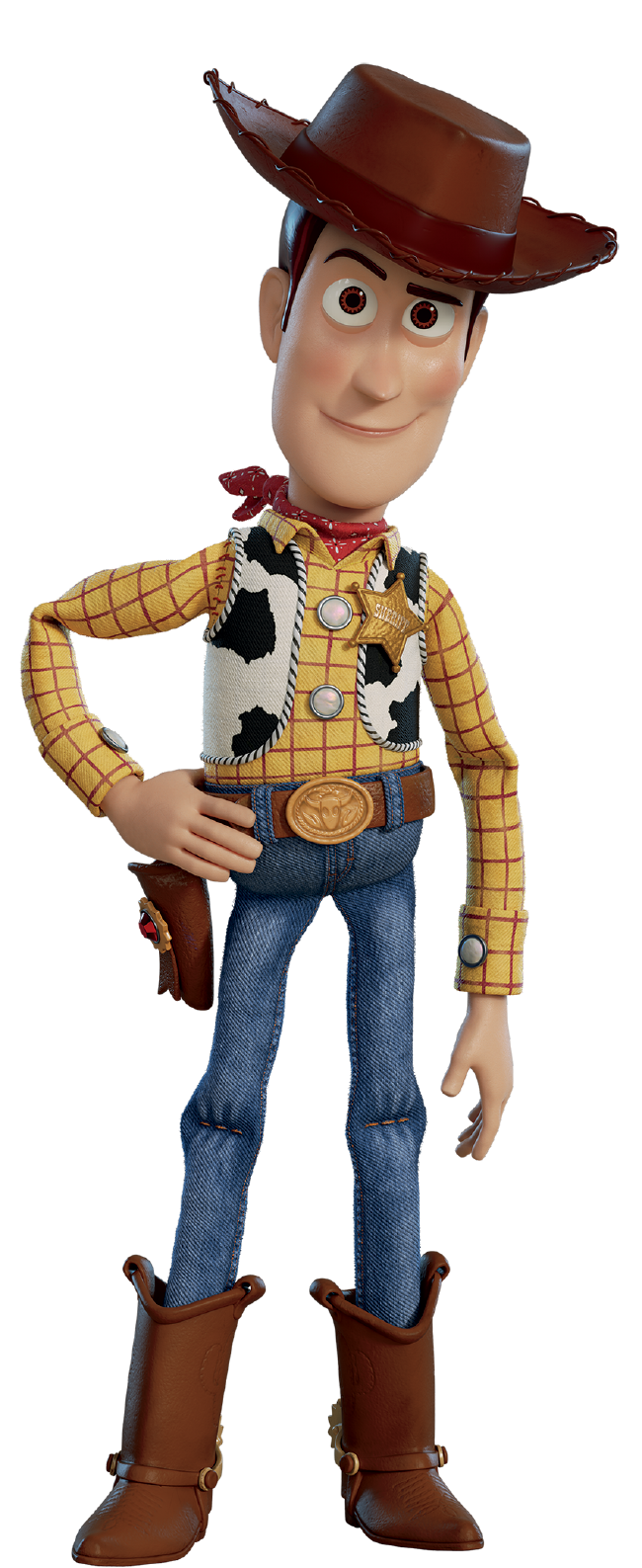 Disney Toy Story 4 Sheriff Woody Cowboy Plush Toy Doll 12 Bonnie on Foot 