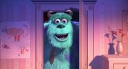 Sulley looking on Boo at the end of the film.