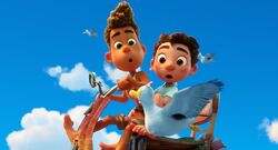 LUCA, from left: Giulia Marcovaldo (voice: Emma Berman), Luca Paguro  (voice: Jacob Tremblay), Alberto Scorfano (voice: Jack Dylan Grazer), 2021.  © Disney + / Courtesy Everett Collection Stock Photo - Alamy