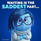 Image of Sadness in anticipation for the release of a new trailer.