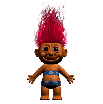 Troll doll head clearance