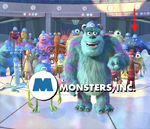 Claws in the Monsters, Inc. commercial