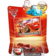 Disney-Pixar-Cars-Movie-2010-Collector-s-Guide-with-Exclusive-1-55-Die-Cast-Ransburg-Dragon-Lightning-McQueen-Metallic-Finish--0