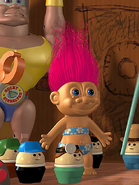 Troll in the opening scene of Toy Story