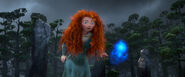 Princess Merida encountering a Wisp