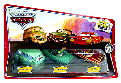 Disney / Pixar Cars The World of Cars Series 1 Dinoco Lightning McQueen  Diecast Car [Damaged Package]