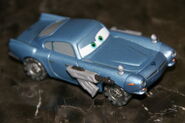 Finn's die-cast version with 2 machine guns and snow tires