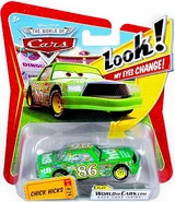 Lenticular eyes die-cast.