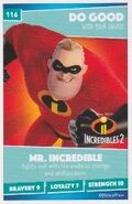 Mr. Incredible's Disney Heroes Collection Card