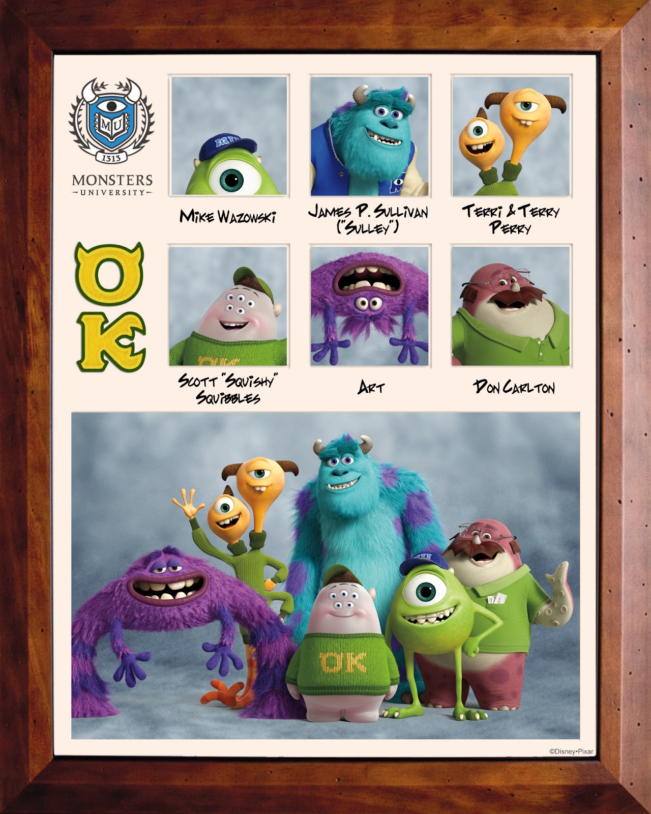 monsters university team names