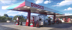 Disney cars online gas station