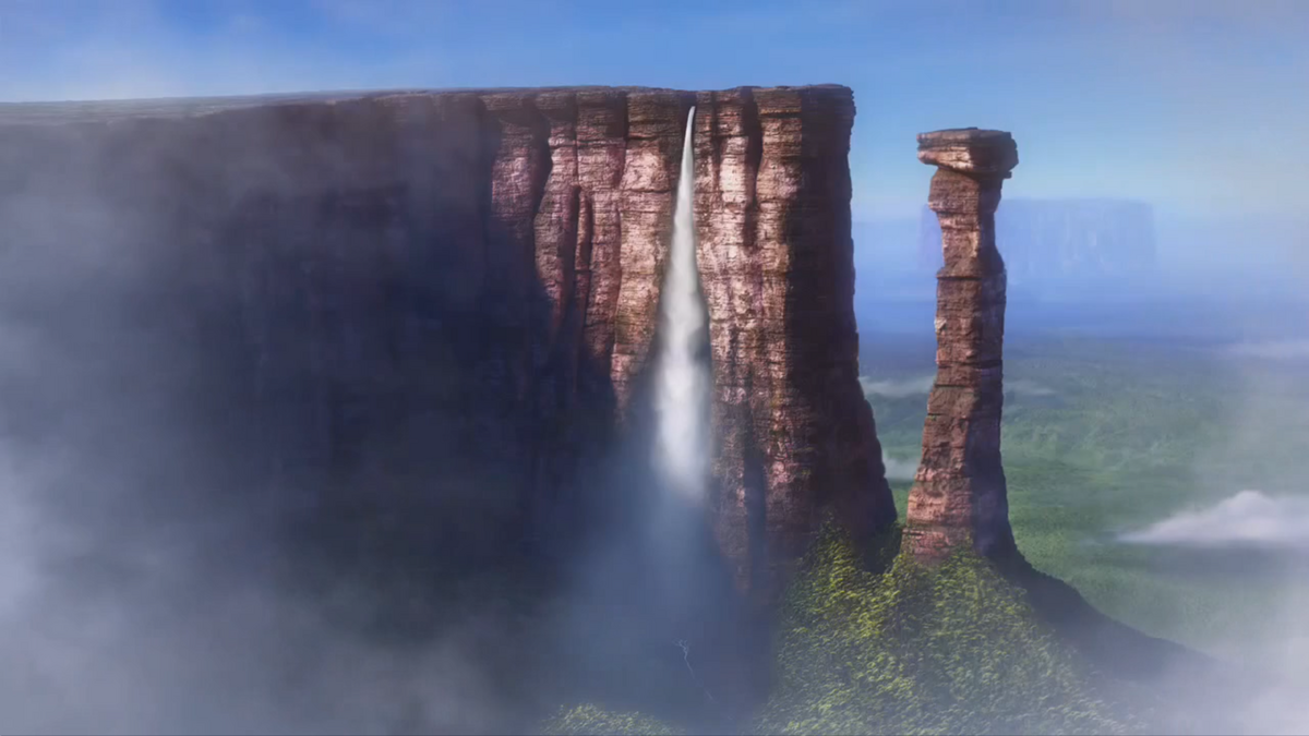 LoveTEFL on X: The fictional Paradise Falls in the Pixar film