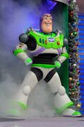 Buzz as he appears in Disney parks