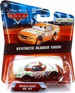 Synthetic rubber tires die-cast