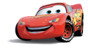 Piston Cup (2006 season) Lightning McQueen From Cars. It´s also his default paint-job in the first video game.