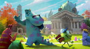 Monsters University Campus Mike Sulley