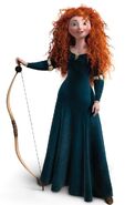 Merida with her trusty bow.