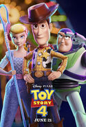 Woody, Buzz, and Bo Peep Promo Poster.