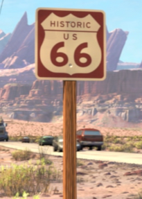 Cars route 66