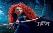 Merida on a promotional poster for Brave.