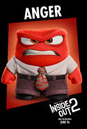 Inside Out 2 Character Poster - Anger