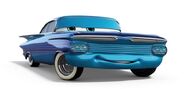 Ramone's Cyan paint job as seen in the beginning of Cars 3