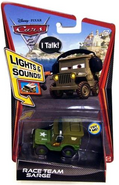 Cars 2 Race Team Sarge Lights & Sounds die-cast