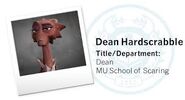 Dean's photo, title and department