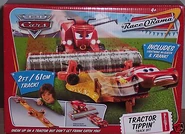 Frank in the Tractor Tippin' track set.