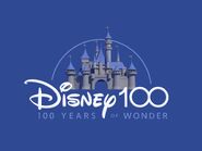 Disney 100 Years of Wonder (1995-2007 Pixar styled) Full-Screen Logo