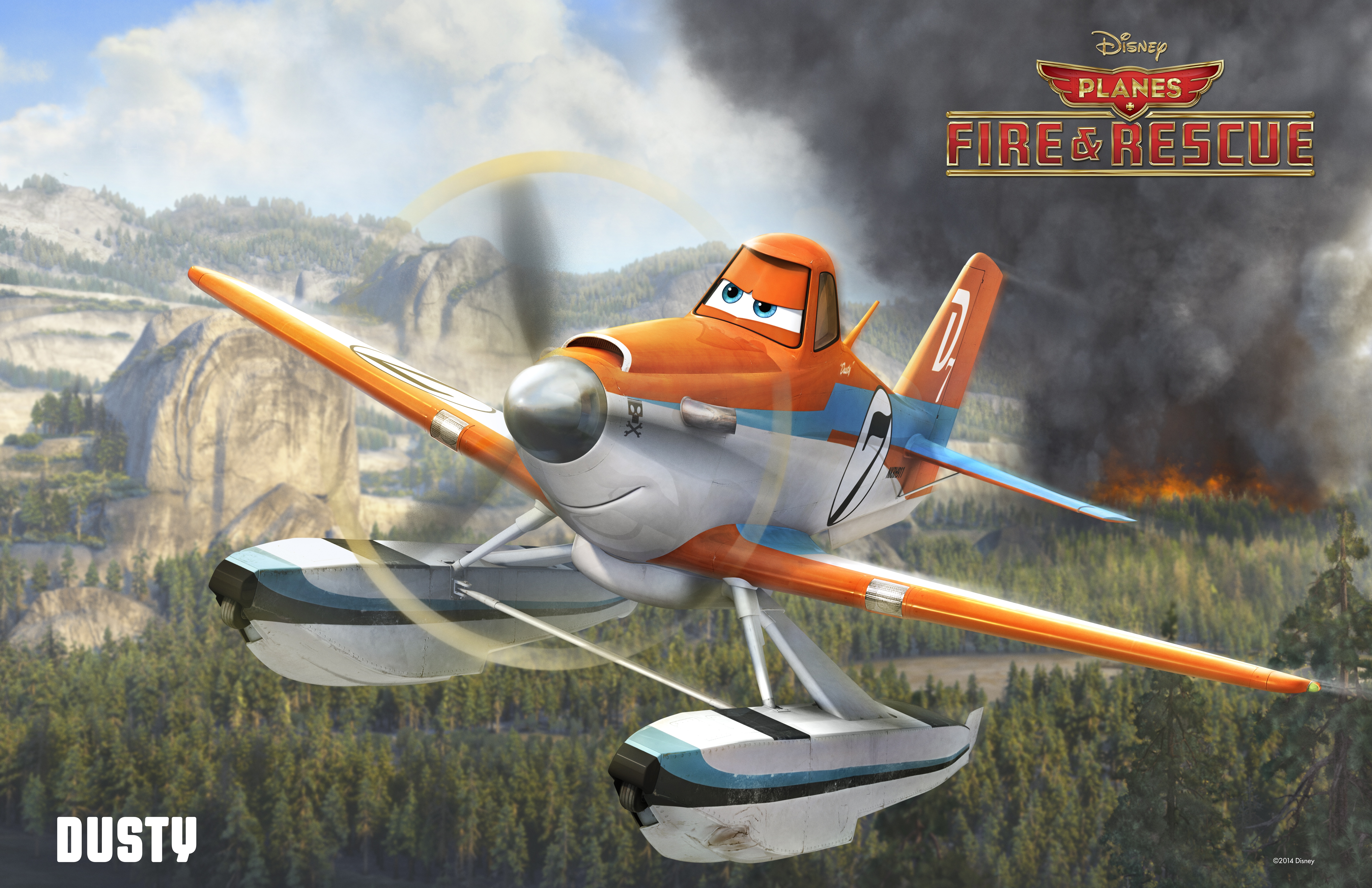 planes fire and rescue pontoon dusty