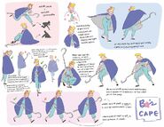 Bo Peep Cape sketches.