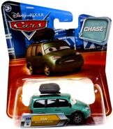 Lenticular die-cast with stickers.