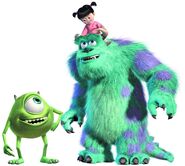 Mike, Sulley and Boo