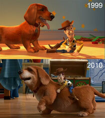 Toy-story-1999-2010-pixar-disney-past-old-young-dog-woody-buzz-lightyear