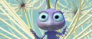 Dot watches Flik take off after the Circus Bugs