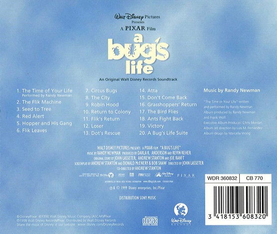 A Bug S Life Soundtrack Pixar Wiki Fandom A Bug S Life Soundtrack Pixar Wiki Fandom